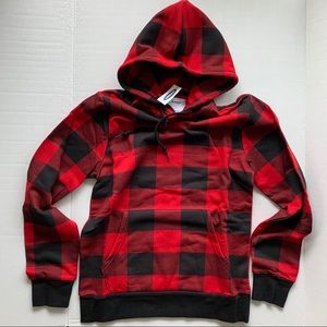 Buffalo Plaid Pullover Hoodie